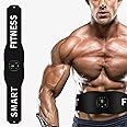 VODIQ 6 Modes EMS Muscle Stimulator, Abs Trainer Fitness Training Gear Weight Muscle Training, Ab Belt Toning Gym Workout Machine for Men & Women