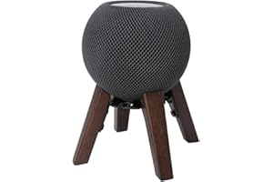 shinar Uchwyty głośnikowe kompatybilne ze stojakami na głośniki HomePod Mini i Dot 4./Dot 5. generacji 2022, regulowany uchwyt stołowy (HomePod Mini czarny)
