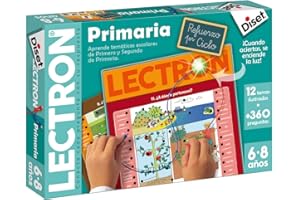 Diset, Lectron Primer Ciclo de Primaria, Juego Educativo de asociar Preguntas y respuestas a Partir de 6 años, Multicolor