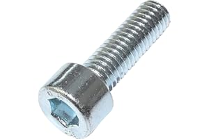 AERZETIX - Set di 100 pezzi - Bulloni M6x20 - con testa esagonale interna - Ø6x20mm - DIN 912 - classe 8.8 - acciaio zincato - fai da te - attrezzo di montaggio/ferramenta - C47661