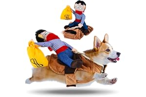 Disfraz Halloween Perro Pequeño, SilverChry Disfraz Halloween Perro, Ropa para Perros, para Fiesta de Cosplay para Mascotas (S, Caballero)