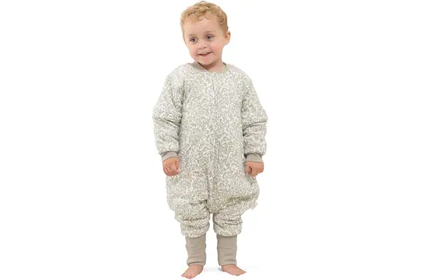 Mosebears Saco de dormir bebé 2.5 TOG, algodón,(Leaf,18-36 meses)