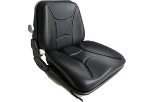 Gopart TS29000GP Siège de chariot élévateur à chenilles en PVC avec dossier réglable