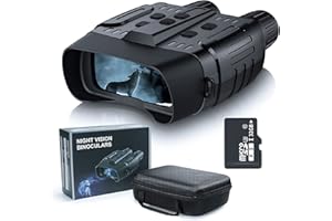 ‎TKWSER Nachtsichtgerät, tkwser Digital Infrarot Nachtsicht Fernglas 300M 7-Stufiger Infrarot Fernglas für Tag und Nacht mit HD Foto und Video,4X Digitalzoom für Vogelbeobachtung,Jagd,Spotting mit Micro-32GB