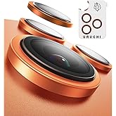 URUCHI Premium Safir Kamera Lens Koruyucu iPhone 17 Pro / 17 Pro Max, Havacılık Sınıfı Al&uuml;minyum &Ccedil;er&ccedil;eve, Ultra HD Netlik, &Ccedil;i