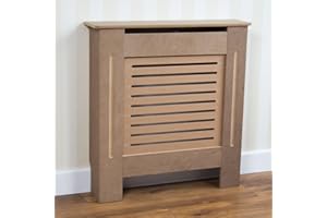 Vida Designs 333497.de Milton Heizkörperverkleidung, Unlackiert, Klein, Heizung, Mantel