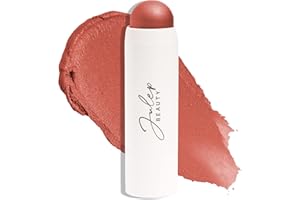 Julep Skip The Brush 2-in-1 Colour Stick for Cheeks and Lips (Desert Rose) Cream to Powder Blusher and Lip Balm - Cream Blush Enriched with Vitamin E for Hydrated, Healthy Skin & Lip Care