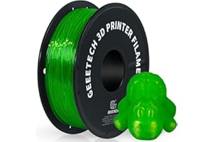 GEEETECH Filament TPU 1,75 mm zielony, elastyczny filament do drukarki 3D 400 g 1 szpulka…