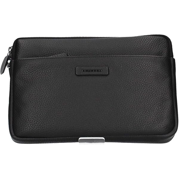 Piquadro Borsello Per IPad Mini In Pelle, Bolso Bandolera Uomo, Azul