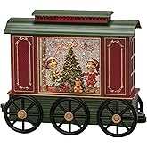 Konstsmide Wagon 4278-000 LED Water Lantern, 5-Hour Timer, 1 Warm White Diode, Battery Operated & USB, Indoor - Train Carriag