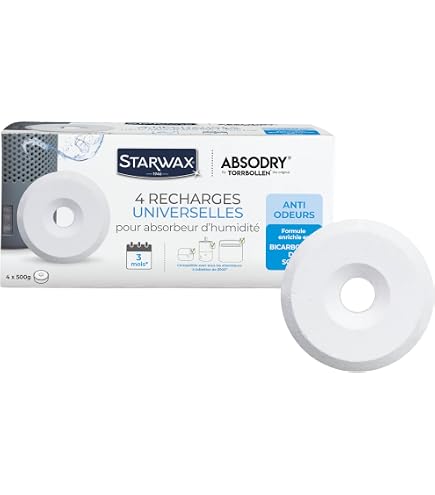 UNIBOND Aero - Confezione da 6 Pastiglie di Ricarica per Deumidificatore a 360°, Ultra Assorbenti e Neutralizzanti Gli Odori, Assorbitori di Condensa