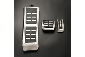 SSQDJY , per Porsche Macan/Macan S 2019-2022 LHD No Drilling Car Styling Accessori Acceleratore Gas Pedale del Carburante Pedale del Freno Pad Copertura