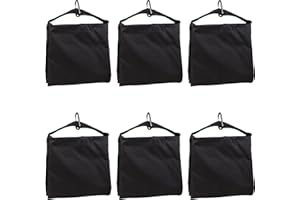 Goshoot 6Pcs Heavy Duty Sandbag C Stand Sand Bags Weight Bag Empty for Light Stand Tripod Photo Studio Boom Arm Photography Equipment Video