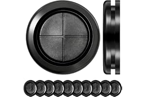 PDKKFF 20 stycken 60mm kabelgenomföring gummi vattentät, svart karosseristopp