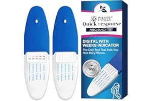LURELUXE 2 pièces Test de grossesse précoce, Pregnancy Test, Détection Précoce de la Grossesse, Détection rapide, Multi Test de grossesse Testez et confirmez, Pratique Et Rapide