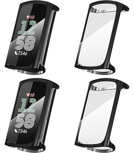 Superior ZRL Pellicola Protettiva TPU Per Fitbit Charge 3 – Schermo Intero HD Clear – Antigraffio – Confezione Multipla - 2