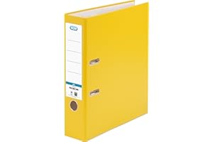 ‎ELBA Elba Ordner A4, smart Pro, 8 cm breit, Kunststoff außen, gelb
