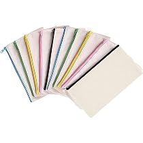 Astuccio Telescopico In Tela Per Matite, Set Da 3 – Portapenne Regolabile Con Cerniera, Rosa+Blu+Verde - 3