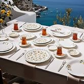 Aryıldız Limone 32 Par&ccedil;a 6 Kişilik Kahvaltı Takımı Porselen Set Renkli