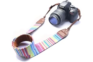 Bestele Kamera gurt Nacken Schulter Umhängeband Schultergurt Gürtel Tragegurt für Alle DSLR/SLR/Nikon/Canon/Sony/Lumix/Fujifilm/Ricoh/Samsung/Pentax ETC/Olympus Kamera