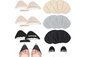 SANGCCA 12 Taloneras para Zapatos, Almohadillas de Talón Autoadhesivas, Taloneras, Almohadillas Ajustables para Zapatos para Mejor Ajuste y Comodidad, para Evitar Ampollas, Hombres y Mujeres