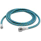 Pinkiou Airbrush Hose Premium Nylon Braided Hose 6 Foot with Standard 1/8" Size Fitting and 1/4" Size Fitting