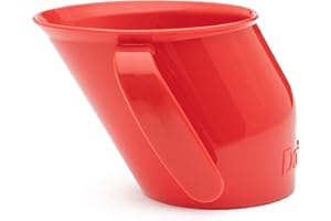 Doidy Filiżanka - Kubki treningowe dla małych dzieci i niemowląt - unikalna ukośna konstrukcja z dwoma uchwytami zlewka dla niemowląt - świetny kubek do odstawienia na mleko, wodę i sok - używaj od