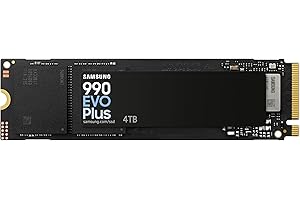 ‎SAMSUNG Samsung 990 EVO Plus NVMe M.2 SSD 4 TB, PCIe 4.0 x4 / PCIe 5.0 x2, NVMe 2.0 (2280), 7.250 MB/s Lesen, 6.300 MB/s Schreiben, Interne SSD für Gaming und Grafikbearbeitung, MZ-V9S4T0BW