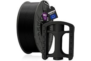 WINKLE Filamento ASA 1.75mm Nero Corvino, Bobina da 1kg, Filamento per Stampante 3D FDM, Precisione Dimensionale +/- 0.05mm, Resistente a Raggi UV e Calore, Parti Meccaniche Funzionali all'aperto