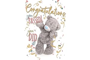 Me To You Kartka z życzeniami Tatty Teddy Congratulations You Passed! 15 x 18 cm - oficjalna kolekcja