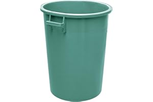 Bidone industriale in PEHD VERDE con manici - capacità 100 Lt - Mobil Plastic