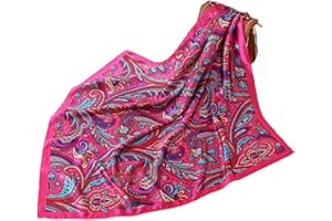 FAIRYGATE Satin Scarf Silky Like Elegant Soft Wraps Ladies Scarves for Women Girls