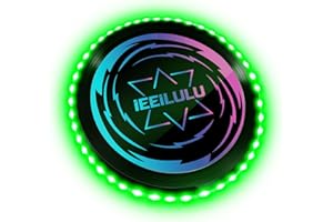 IEEILULU Ultimate Frisbee, Disco da Lancio, Disco Volante Illuminato con 49 LED, Riutilizzabile, Frisbee da Competizione Funsport per Adulti Bambini Spiaggia Prato Ricreativo