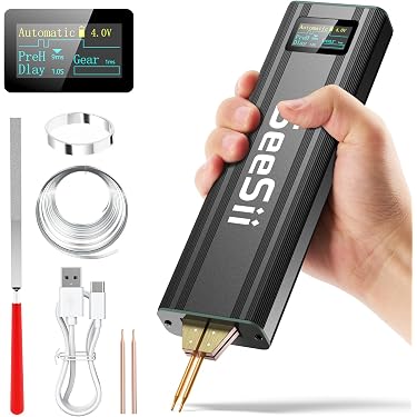 Saldatrice A Punti Portatile Per Batterie - 800A, 80 Livelli, Schermo OLED, Batteria 5000mAh, Per Nastri Nichel