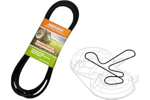 SECURA Courroie trapézoïdale 597122201 compatible avec Husqvarna TC138