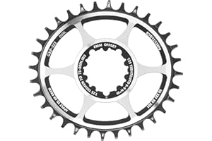 SPYMINNPOO Corona per Bici, Disco Corona Ovale a Montaggio Diretto 32T Mountain Bike Design Integrato Positivo e Negativo