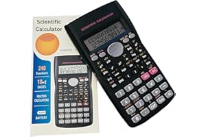 OOYES Scientific Calculator Engineering Scientific Functional Portable Calculator with 240 Functions Two-Line Display for Back to School Supplies Students Teachers Business Office Home