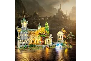 YEABRICKS LED Light for Lego-10316 Rivendell Building Blocks Model (Building Set NOT Included)