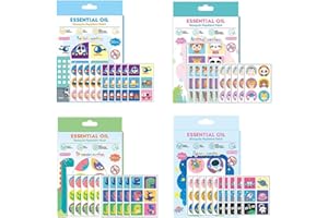 MASYOSH Mosquito Repellent Stickers, 240 Pcs Natural Mosquito Patches for Kids and Adults, DEET Free Mosquito Repellent, Anti-Mosquito Cartoon Stickers for Outdoor Camping Traveling Fishing