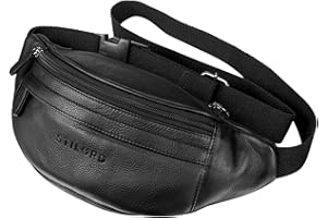 STILORD 'Terry' Sacoche de Ceinture Cuir Vintage Homme Femme Sac Banane avec Ceinture Réglable Pochette Ventrale pour Sport Voyages Travail Festival