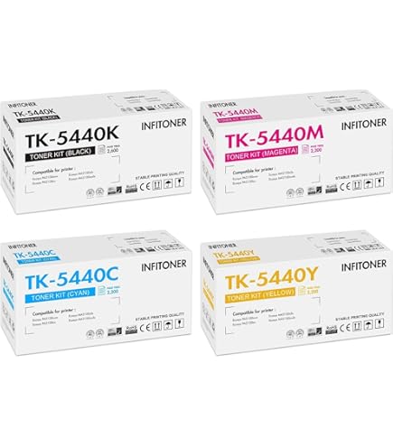 4 X Toner Originale Kyocera Taskalfa 250c 300ci/TK-865K TK-865C TK-865M TK-86 - Foto 7