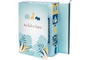 DOMIVA Coffret Boîte à Trésors + Journal de Naissance Zanimo 1 Unité 1700251
