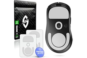 SensoryBoost FPS Glides (zestaw 2 szt.) kompatybilny z Logitech G PRO X Superlight 2 DEX – bardzo precyzyjna, większa kontrola, samo-polerowanie – PTFE – zapasowe nóżki do myszy, łyżworolki, akcesoria