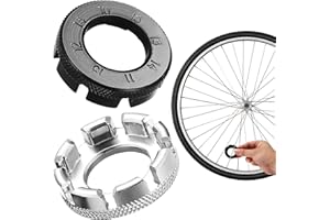SIYURONGG Chiave per Raggi della Bicicletta, 2 Pz Raggi Bici Tira Raggi, Tiraraggi Bicicletta a ​8 Vie, Strumento Chiave a Raggi per Ruota di Bicicletta, per Regolare Cerchi di Biciclette 10G-15G