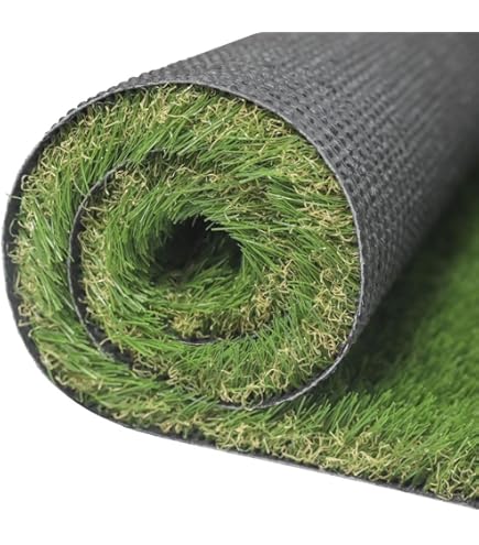 Crisalide® Green Grass Erba Sintetica Per Giardini E Terrazze, Prato Sintetico 7 Mm Drenante, Manto Erboso Artificiale A Rotolo. (2X5 Metri - Foto 3
