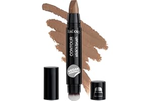 ‎ISADORA IsaDora Stick'n Brush - Contouring Stick mit Pinsel - Matte Natürliche Kontur - auch unterwegs - Konturenstift Make Up - 2-in1 Cream Contour Stick und Contour Brush - Dark Almond