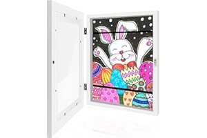 TOUYINGER Bilderrahmen Kinderzeichnungen, Kinder Kunstrahmen Frontöffnung A4 Kunst Rahmen Kunstfotorahmen Projekte Fotorahmen Kinder für 150 Bilder, Display oder Lagerung Ihre Kinder Zeichnung Crafting