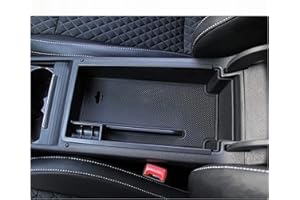 BIXUAN Aufbewahrungsbox für Skoda Superb 3 B8 2015-2020 Armlehne Tray Mittelarmlehne Handschuhfach Organizer mit Antirutschmatte B8 Mittelkonsole Geräuschreduzierung
