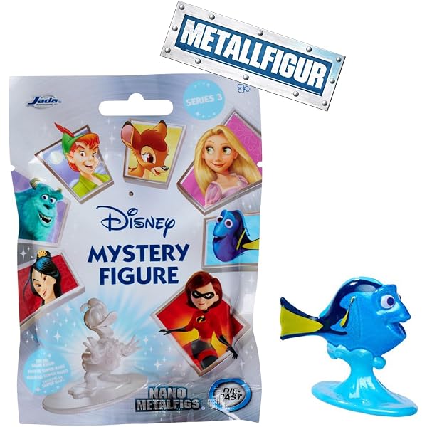 Jada Toys DC Nano Metalfigs Serie 7 4,2 cm in metallo pressofuso, confezione da 18 giocattoli per bambini e adulti (33785