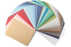 VAESSEN CREATIVE Florence Lniany papier kartonowy 250 g różne kolory - papier do scrapbookingu A4 - kolorowy papier kartonowy - eleganckie zaproszenia, pudełka na prezenty i projekty artystyczne